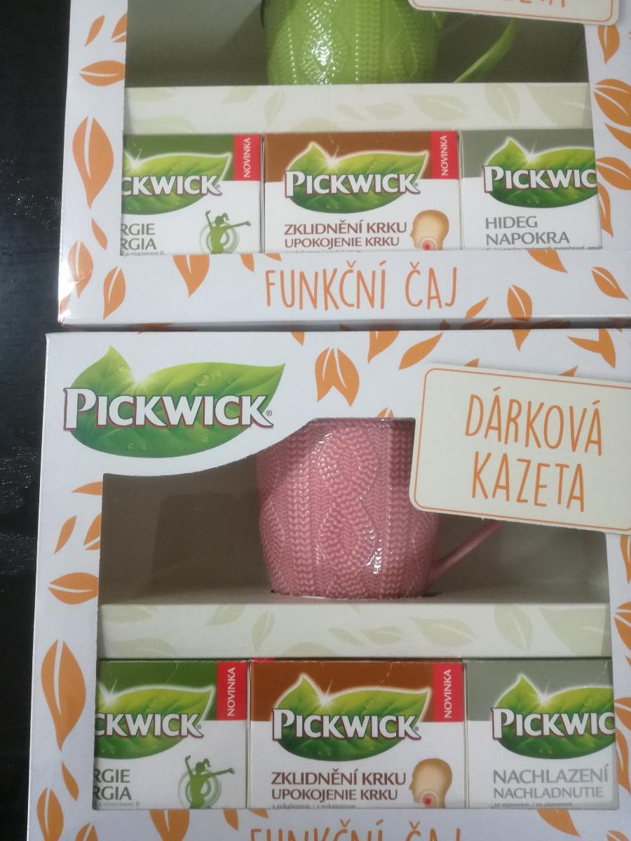 Pickwick-čaj dárková kazeta-funkční bylinkové čaje (3xčaj +hrníček)  - undefined