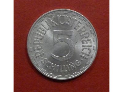 5 Schilling Rakousko 1957 R