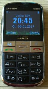 Seniorský telefon WG 15