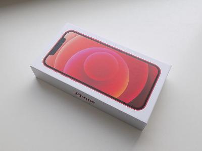 APPLE iPhone 12 128GB Red - ZÁRUKA - NEPOUŽIT
