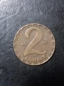Mince - 2 Forint - Maďarsko 1980