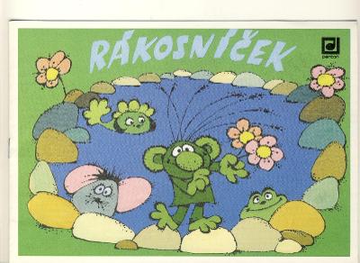 omalovanky RAKOSNICEK, Zdenek Smetana,1994 ,PANTON, TOP STAV
