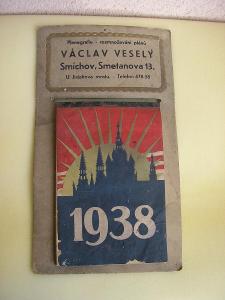 Trhací kalendář  1938