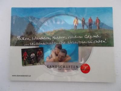 Turistika CD pohlednice Rakousko Landschaften 