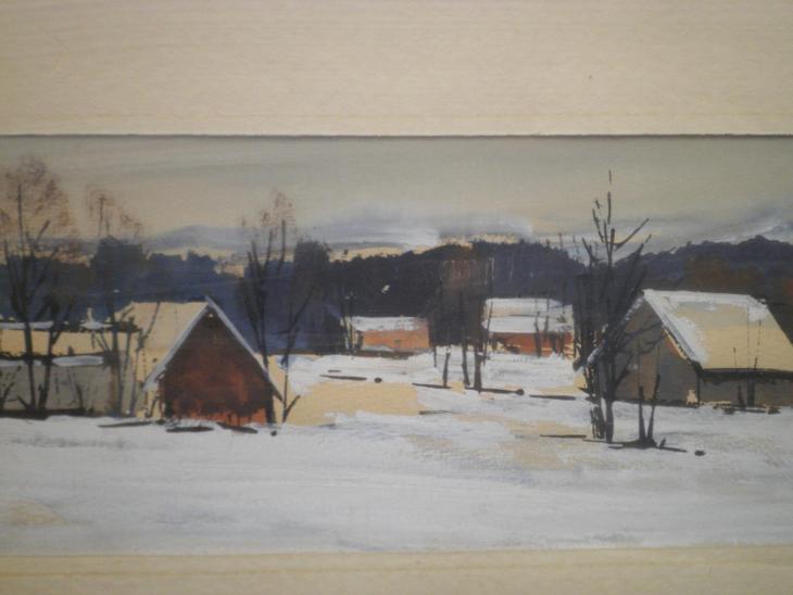 F.Sadovský : Zimní Vysočina - Výtvarné umění