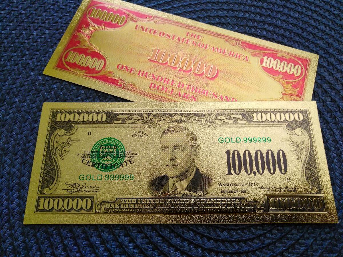 Dolárová bankovka v hodnote 100.000 - 1ks - Zberateľstvo