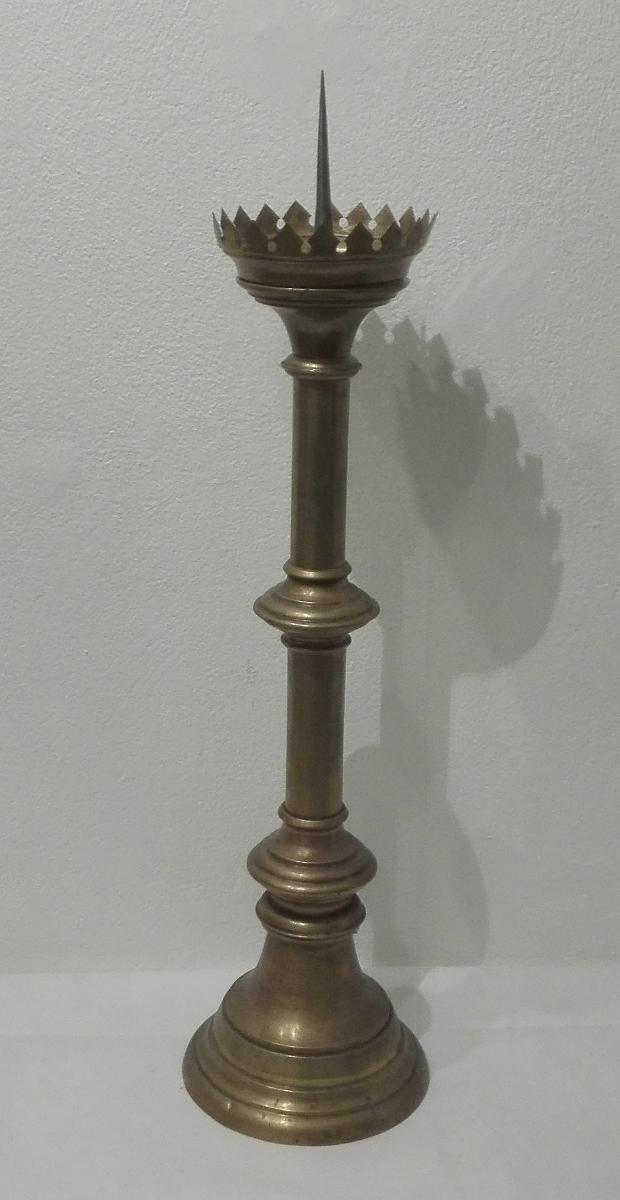 SVÍCEN MOSAZ (67 cm) - druhá polovina 19. století - Starožitnosti