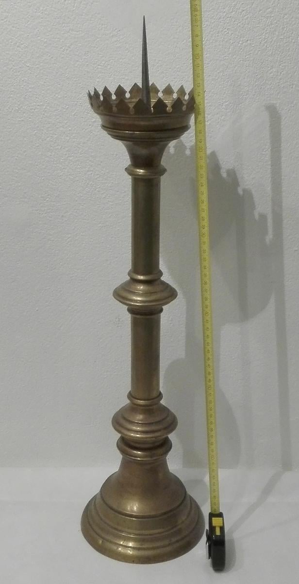 SVÍCEN MOSAZ (67 cm) - druhá polovina 19. století - Starožitnosti