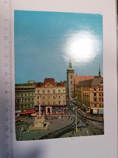 Pohled Brno náměstí Svobody  - Pohlednice místopis