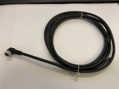 Kabel ke snímači M8 3pin uhlový PVC 2m