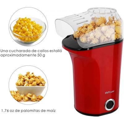 Domácí popcornovač MVPower BMH-1201A - 1400W, červená