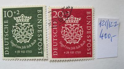 Německo BRD - razítkované známky katalogové číslo 121/122
