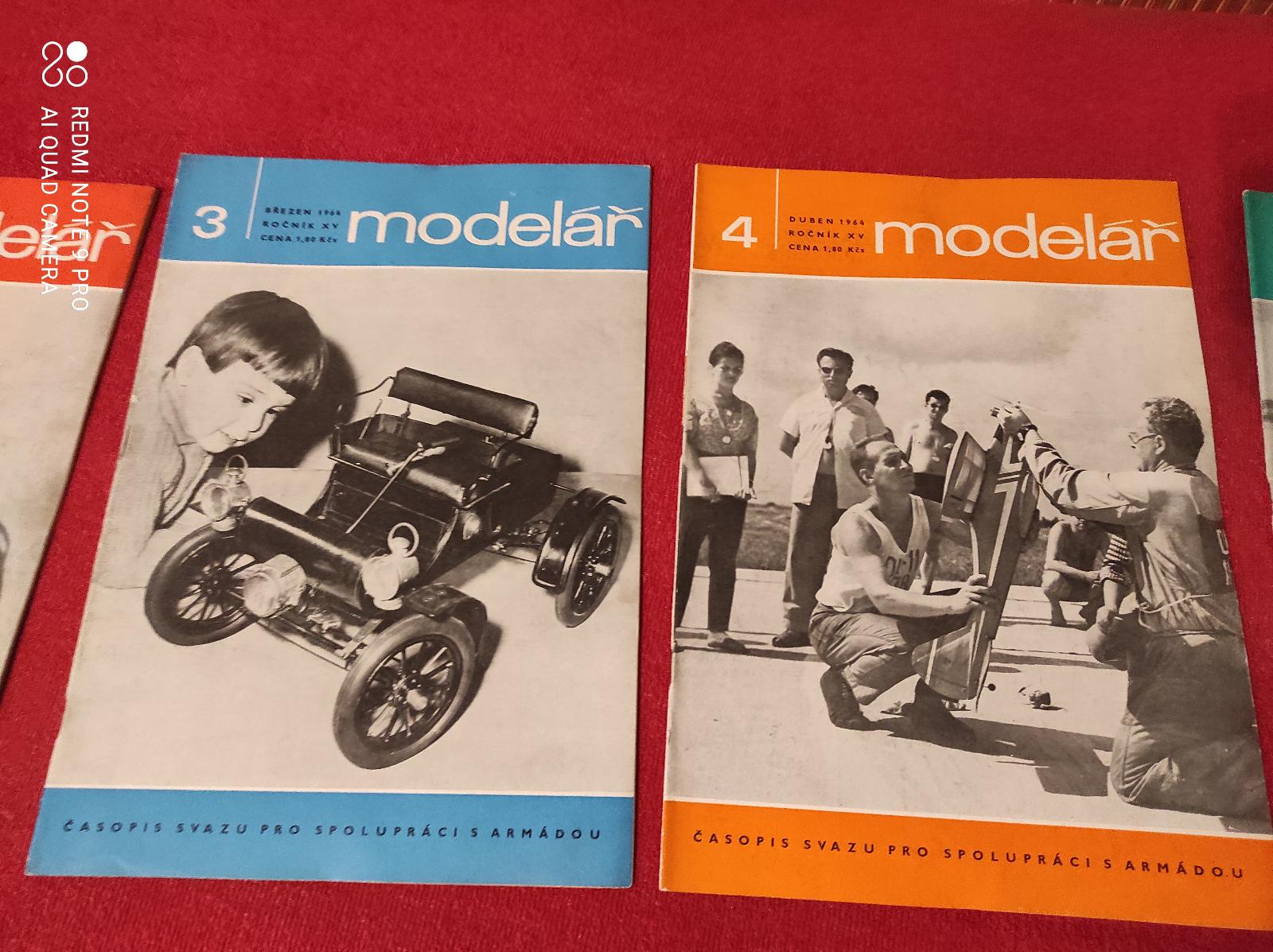 Časopisy Modelář 1964 kompletní ročník !! - Starožitnosti a umění
