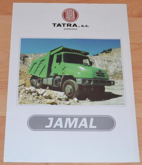 TATRA T163 JAMAL - DOBOVÝ PROSPEKT, FORMÁT A4  - Motoristická literatura