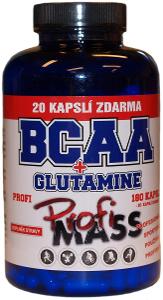 Aminokyseliny Profimass BCAA + Glutamine - 200 kapslí