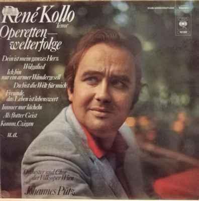 LP René Kollo, Orchester - Operetten - Welterfolge, 1973 EX