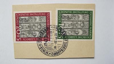Německo BRD - razítkované známky katalog. číslo 139/140 - výstřižek