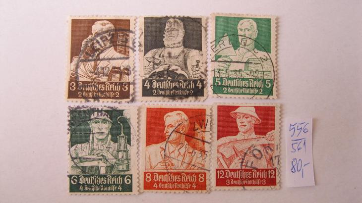 Německo - razítkované známky katalogové číslo 556/561 - Filatelie