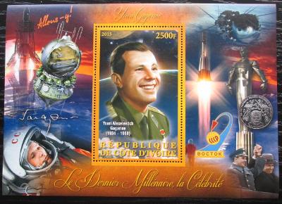Pobřeží Slonoviny 2012 Jurij Gagarin Mi# N/N 2395