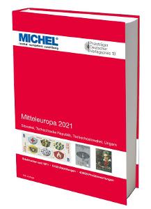 Katalog známek MICHEL Mitteleuropa / Střední Evropa 2021  NOVÝ