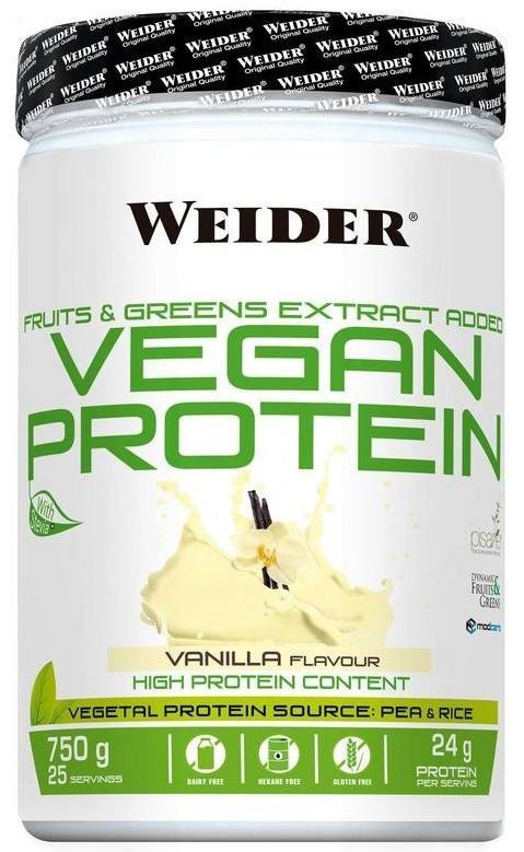 Weider Vegan Protein - 540g př. vanilka