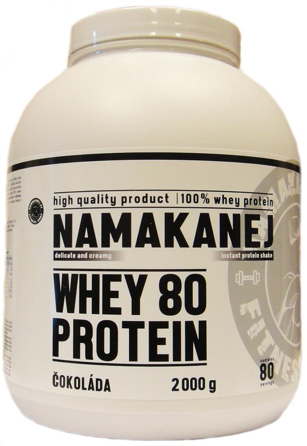 Syrovátkový protein Namakanej Whey 80 Protein - 2000g př. čoko/pistáci
