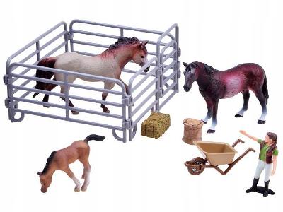 Sada poníků z farmy ZA2604 zvíře figurka