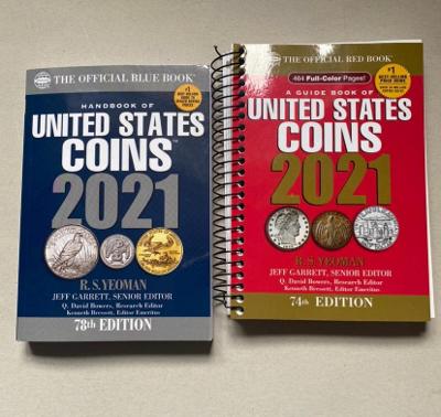 UNITED STATES COINS 2021 THE OFFICIAL RED+BLUE BOOK