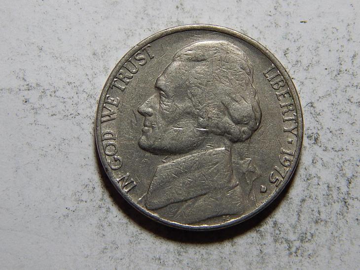 USA 5 Cents 1975D VF č20932 - Numismatika