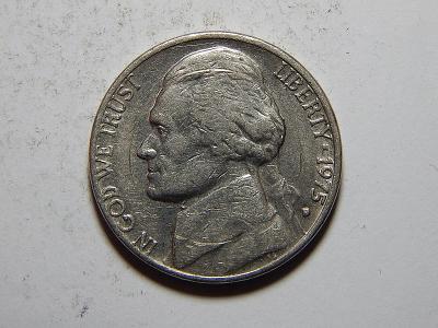 USA 5 Cents 1975D VF č21098