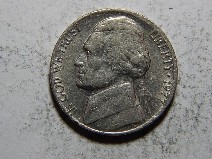 USA 5 Cents 1977 VF č20912