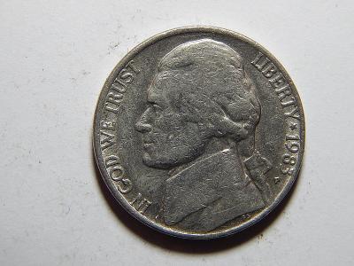 USA 5 Cents 1983P VF č21061