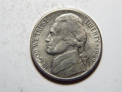 USA 5 Cents 1989P XF č21101