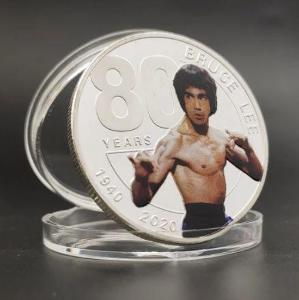 Bruce Lee - pamětní mince k 80.výročí narození 1940 - 2020
