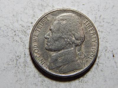 USA 5 Cents 1991P VF č20919