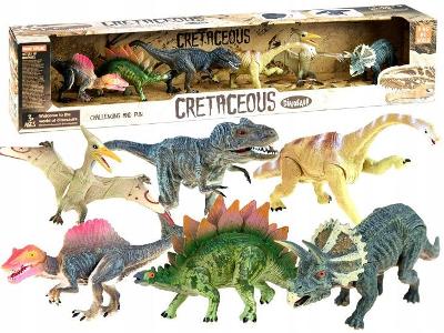 Sada dinosaurů DINOSAURS malovaná 6ks ZA2051 AKCE!