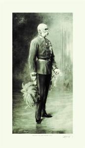 Obraz 65 cm x 35 cm  - František Josef  , Franz Josef I.