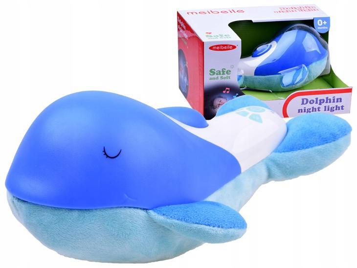 Nočná lampa plyšová hračka pre delfíny ZA2553 AKCIA! - Deti