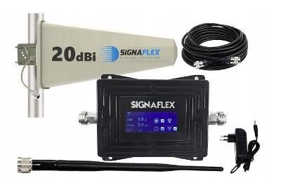 Zesilovač GSM-LCD + AERIAL 20DB-100% ROZSAH