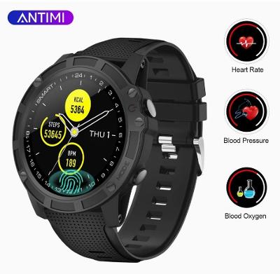 Chytré hodinky Antimi A5 / vodotěsné/ tracker/ srdeční tep/ notifikace