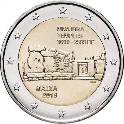 Malta 2 euro 2018 Mnajdra