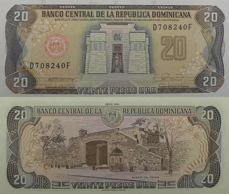 Dominikánská republika 20 pesos P133  UNC - Zberateľstvo
