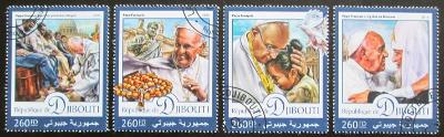 Džibutsko 2016 Papež František Mi# 1199-1202 Kat 10€ 2309