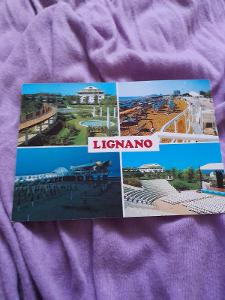 Pohlednice Lignano,neprošlé poštou 