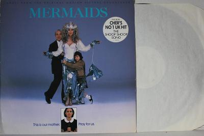 Various ‎– Mermaids LP 1990 vinyl Film Soundtrack Cher super stav EX
