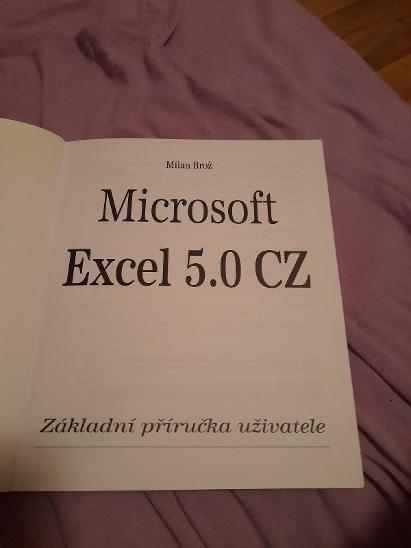 Microsoft Excel 5.0 CZ,Milan Brož