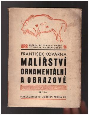 Kniha Malířství ornamentální a obrazové / František Kovárna (1934)
