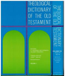 Botterweck - Theological Dictionary 1-8 Starý zákon teologický slovník