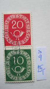 Německo BRD - razítkované známky - trubky katalogové číslo S 9