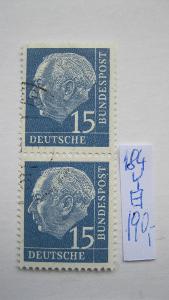 Německo BRD - razítkované známky katalogové číslo 184 Y